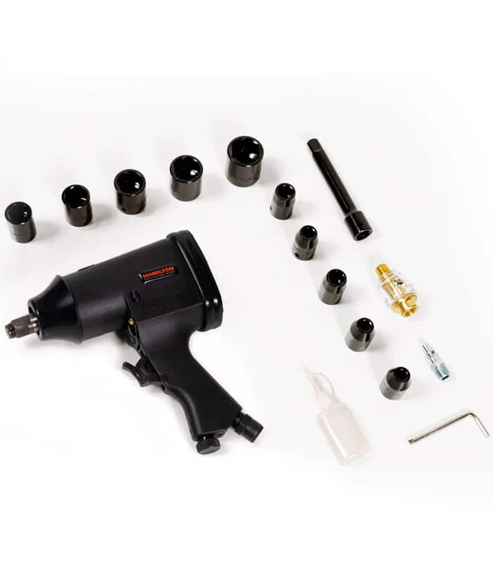 Llave Pistola de Impacto Profesional Eléctrica en KIT Enc 1/2" Hamilton HN10K - Imagen 5
