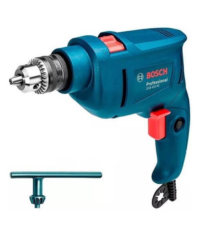 Taladro Eléctrico C/ Percutor 13mm 450W Bosch GSB 450