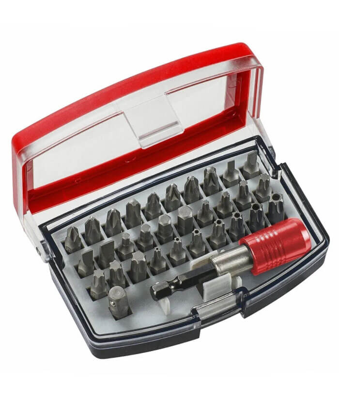 Juego Set Kit de Puntas 32 Pzas Enc 1/4 KWB 118490