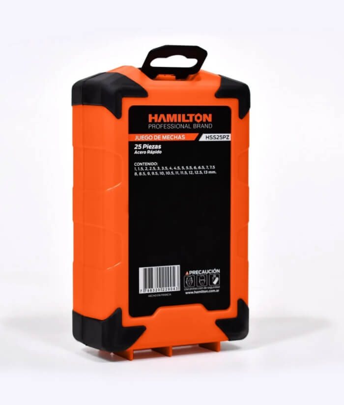 Juego Set Kit Mechas Acero Rápido x 25Pzas Hamilton HSS25PZ - Imagen 3