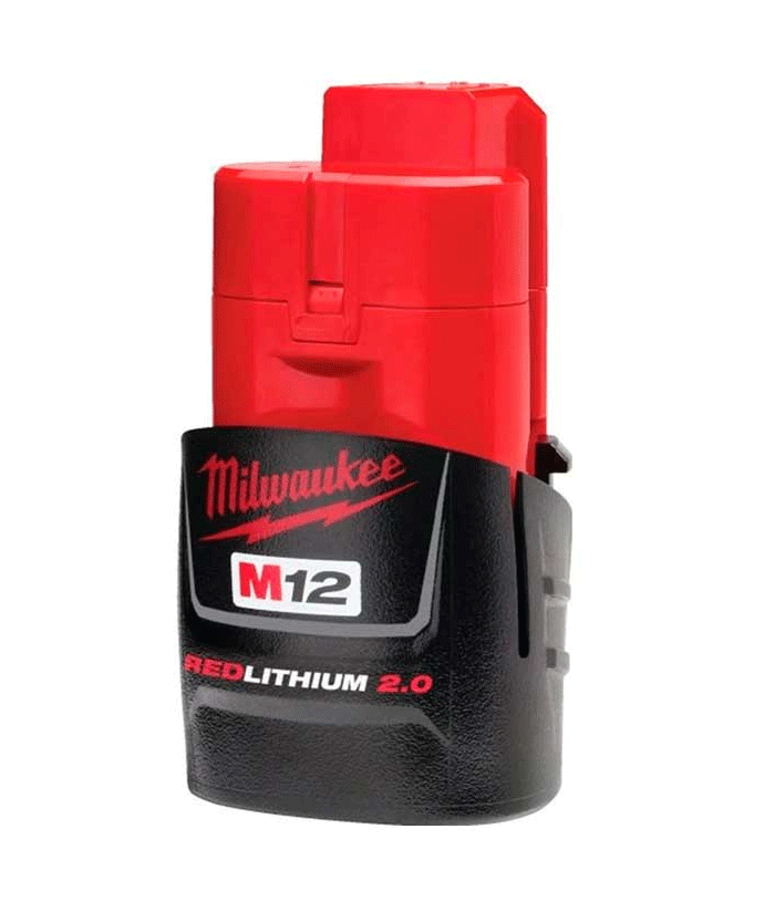 Batería 2.0 Ah Amper 12 V Milwaukee 48-11-2420