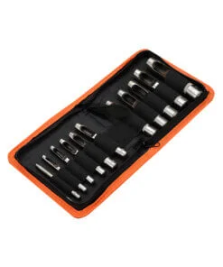 Juego Set Kit Sacabocados 12 pzas C/ Estuche Harden