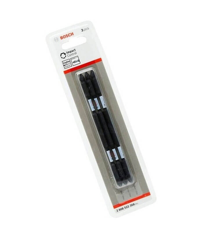 Juego Set Kit 3 Puntas Dobles PH2 x 150mm De Impacto Bosch - Imagen 2