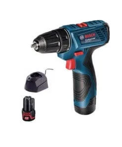Taladro Atornillador Inalámbrico a Batería 12V 10mm 30Nm + Batería + Cargador Bosch GSR 120-LI