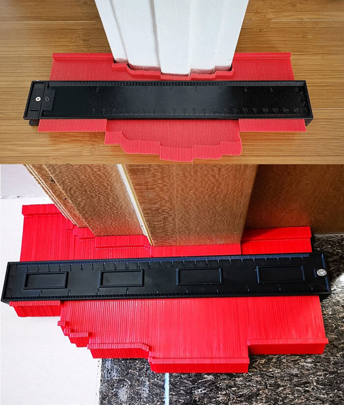 Copiador Contorno Moldura Plástico 10" 250mm - Imagen 2