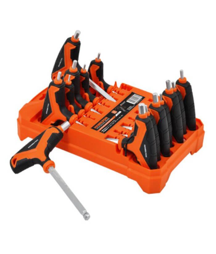 Juego Set Kit Llaves Hexagonales Allen Tipo T x14 pzas Hamilton