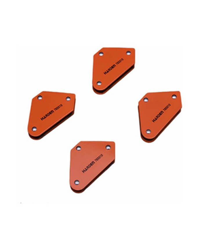 Juego Set Kit 4 Escuadras Magnéticas Harden 765010