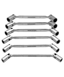 Juego Set Kit de Llaves Articuladas x6 con Tubo Pipa Ruhlmann RU43001