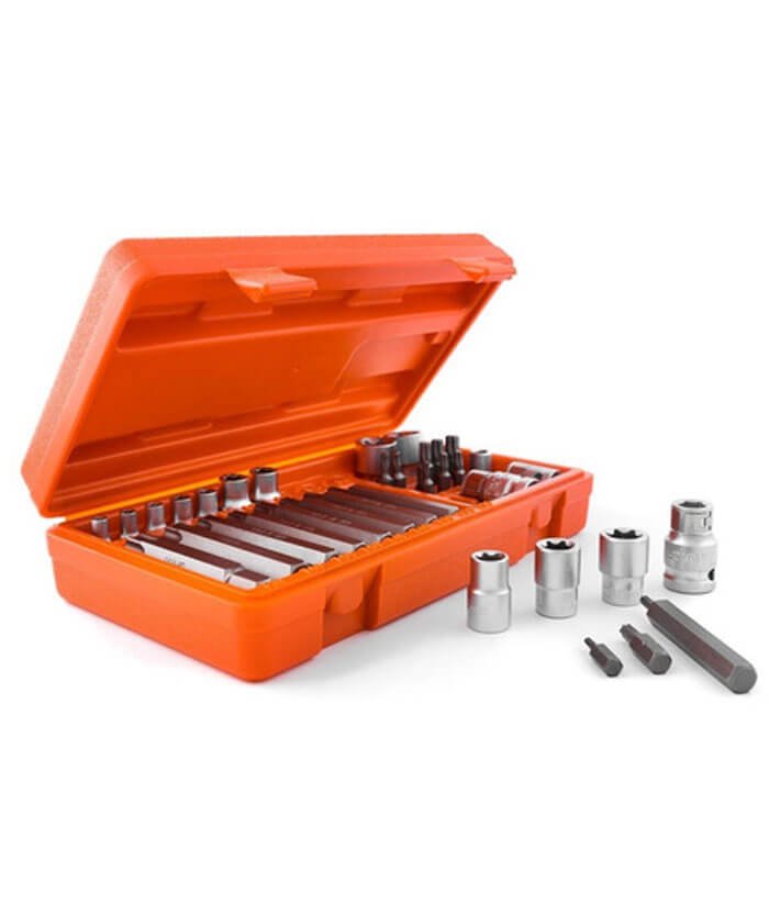 Juego Set Kit de Puntas Torx 1/2″ 35 Piezas Hamilton - Imagen 2
