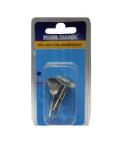 Accesorios P/ Minitorno Cepillo Acero Inoxidable x 3 Pzas. Ruhlmann RU8507