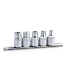 Juego Set Kit de Tubos Torx Hembra x5 Piezas Ruhlmann RU25101