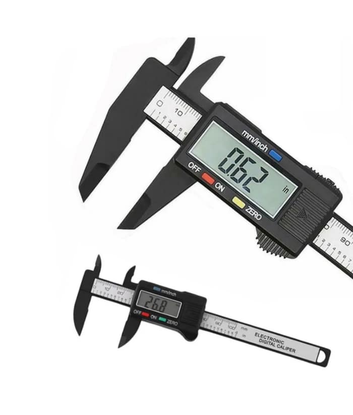Calibre Digital Fibra de Carbono 150mm Ruhlmann RU47025