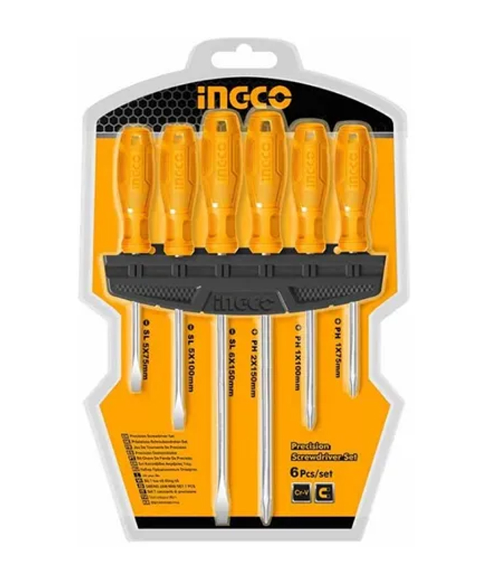 Set de 6 Destornilladores Profesional INGCO HKSD0658