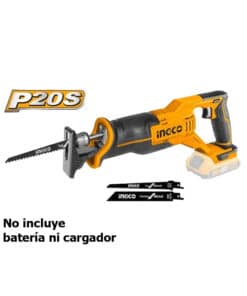Sierra Sable A Batería Inalámbrica 20V Ingco Naranja/Amarillo CRSLI1152