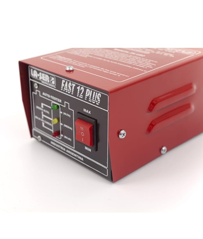 Cargador de Baterías Auto Moto 12V 10 Amper FAST 12 PLUS La-ser - Imagen 2