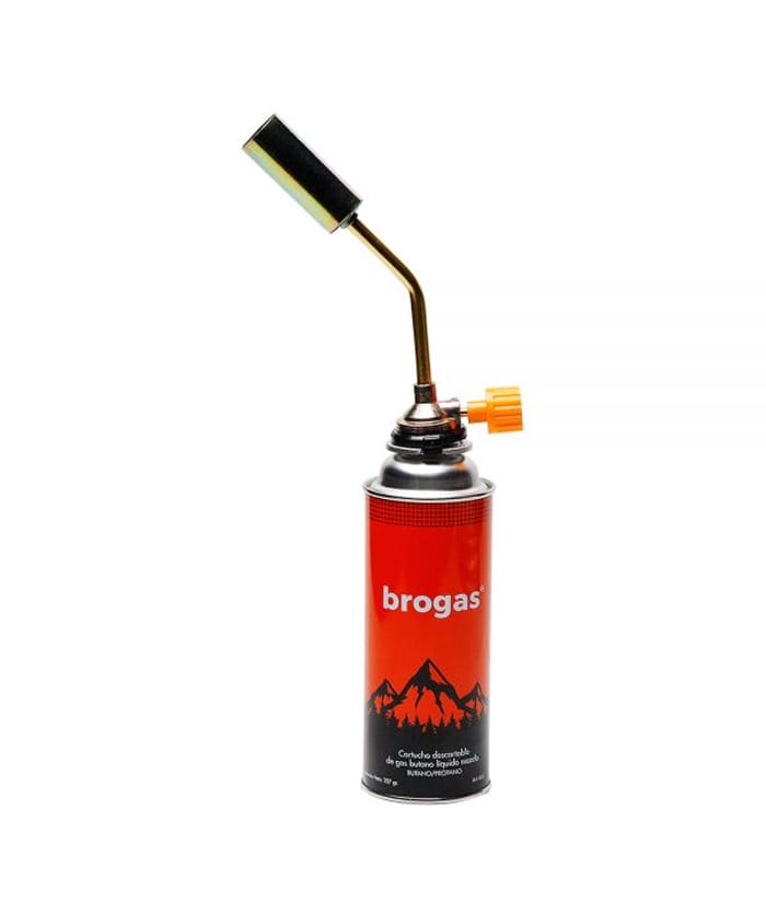 Soldador Soplete Sistema Clip Repostería Flambeador P/ Cartucho a Gas 227grs 2703 Brogas - Imagen 3