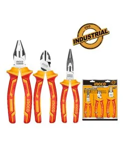 Juego Set Kit Pinzas Aisladas Dieléctricas 1000V Ingco HIKPS28318