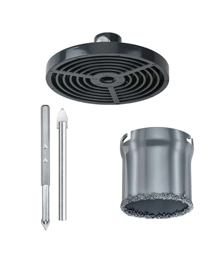 Juego Set Kit de Sierras Copas Diamantadas Cerámica Porcelanato 8 PZAS KWB 499505 - Imagen 2