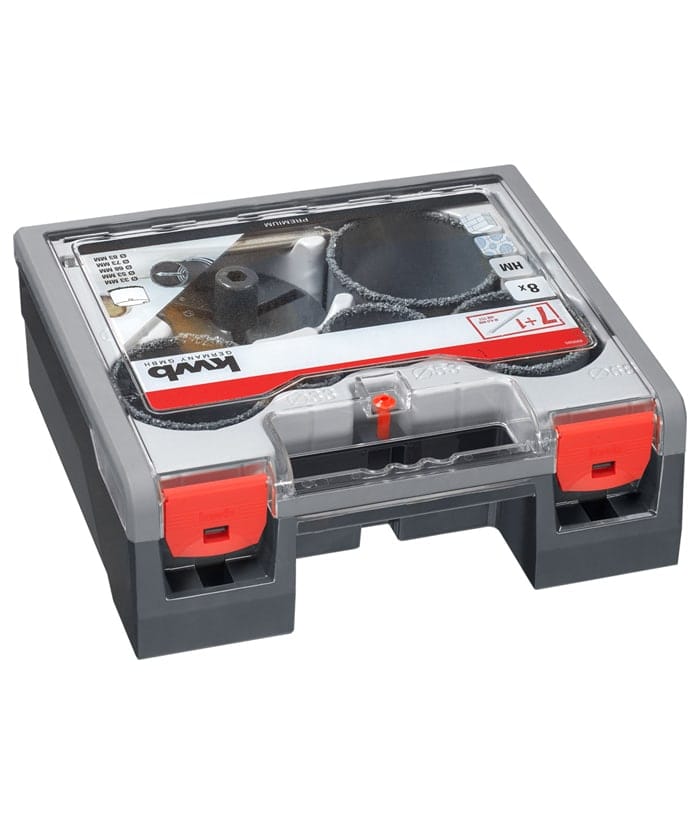 Juego Set Kit de Sierras Copas Diamantadas Cerámica Porcelanato 8 PZAS KWB 499505 - Imagen 4