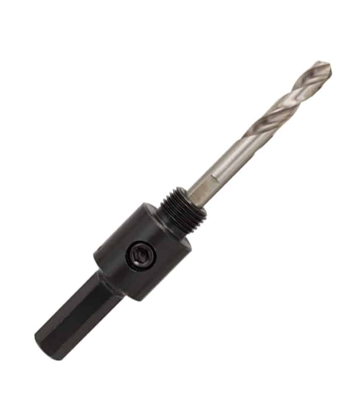 Mecha Centadora Sierra Copa Adaptador Hex. Para Taladro 14 a 30mm Bosch