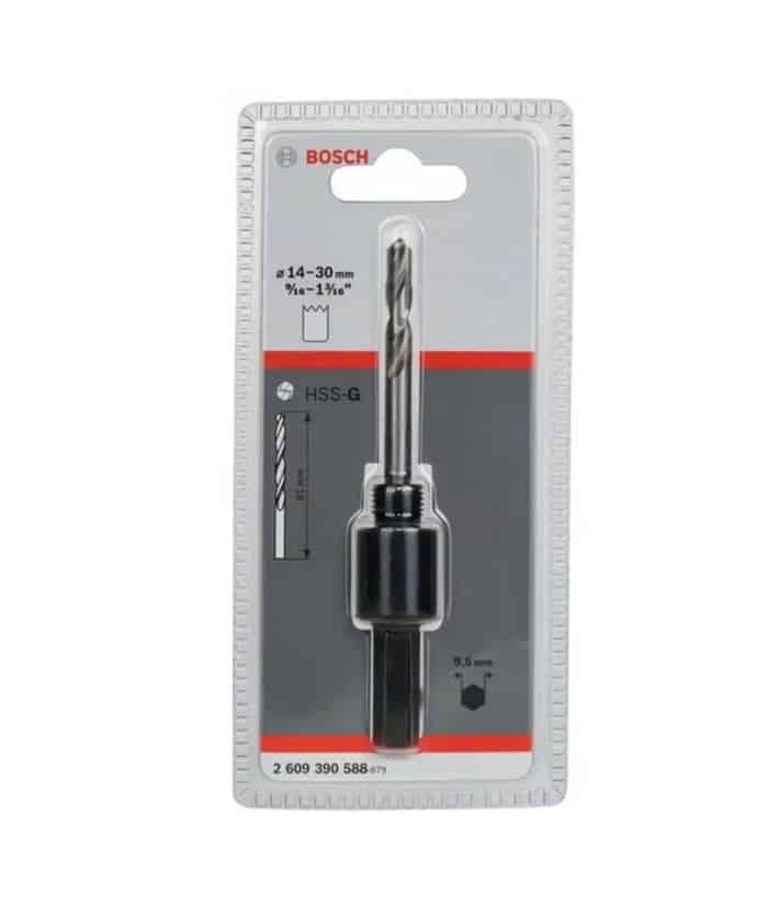 Mecha Centadora Sierra Copa Adaptador Hex. Para Taladro 14 a 30mm Bosch - Imagen 2