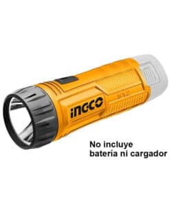 Linterna Luz Lámpara Led A Batería Inalámbrica 12V 100 Lúmenes Ingco Naranja/Amarillo CWLI1223
