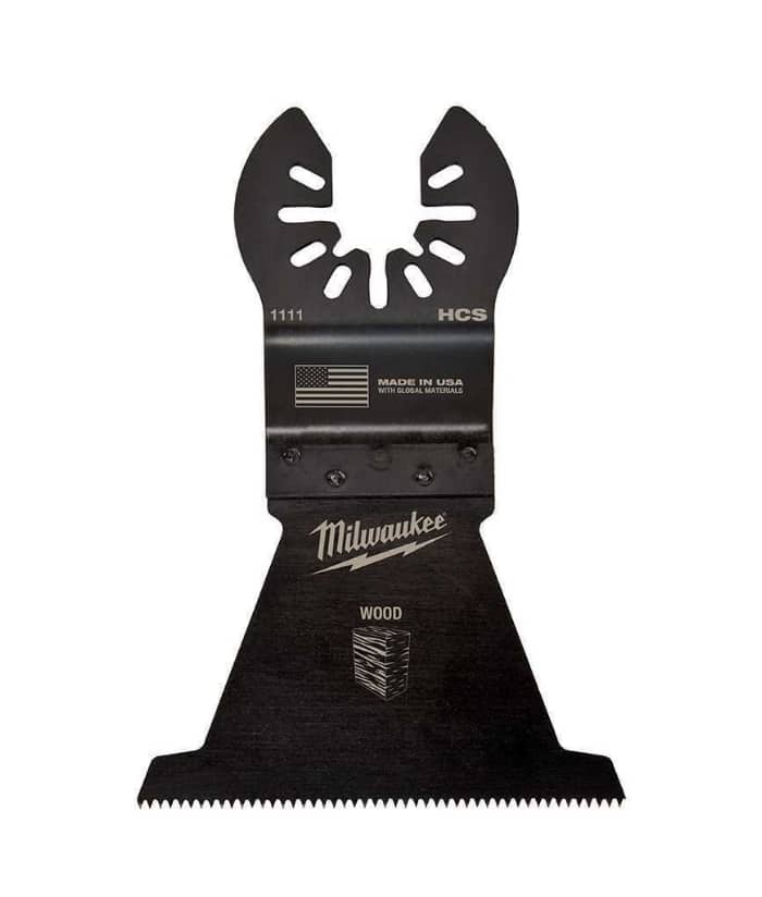 Hoja de Corte Accesorio Para Sierra Oscilatoria Oscilante Multifunción Multiuso Multimaterial Multiherramienta 64mm Madera Milwaukee 49-25-1111