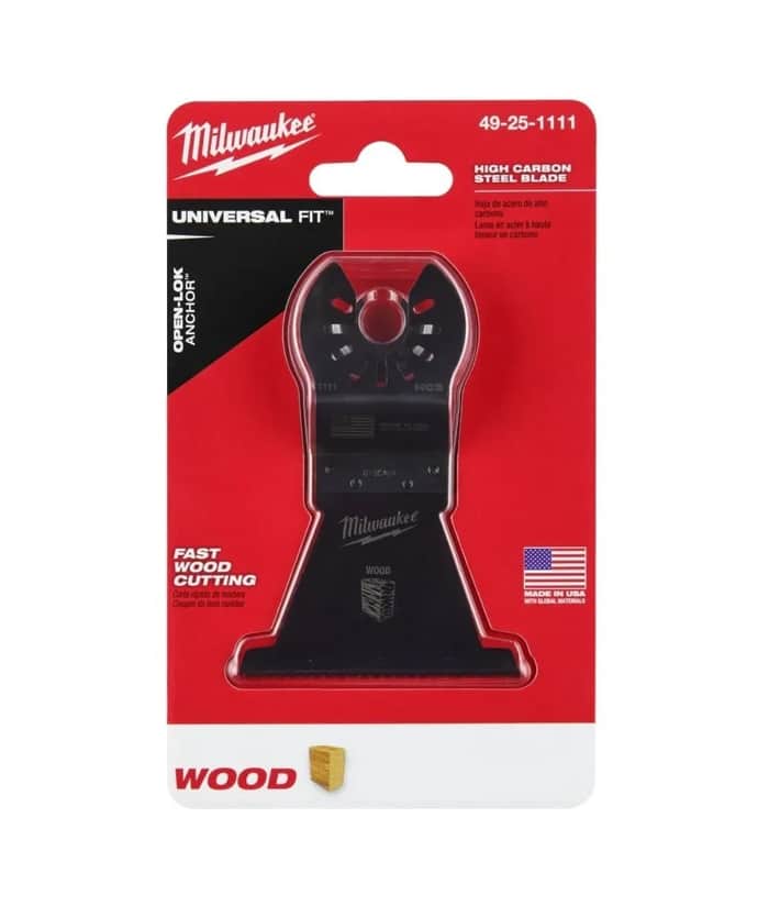 Hoja de Corte Accesorio Para Sierra Oscilatoria Oscilante Multifunción Multiuso Multimaterial Multiherramienta 64mm Madera Milwaukee 49-25-1111 - Imagen 2