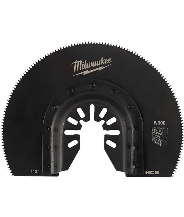 Hoja de Corte Accesorio Para Sierra Oscilatoria Oscilante Multifunción Multiuso Multimaterial Multiherramienta 180º Madera Milwaukee 49-25-1121
