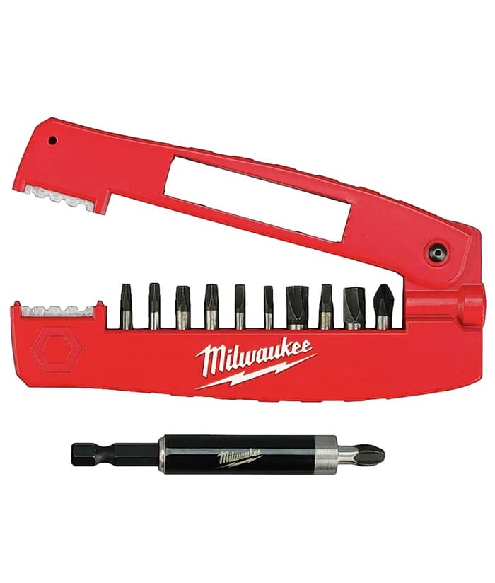 Juego Set Kit de Puntas de Alto Impacto x 12 Pzs Milwaukee