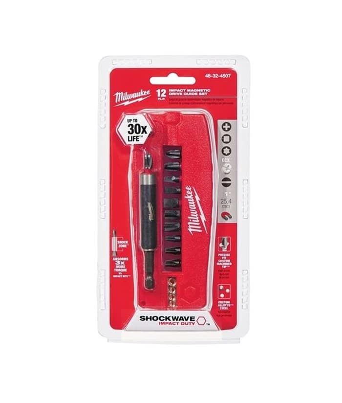 Juego Set Kit de Puntas de Alto Impacto x 12 Pzs Milwaukee - Imagen 4