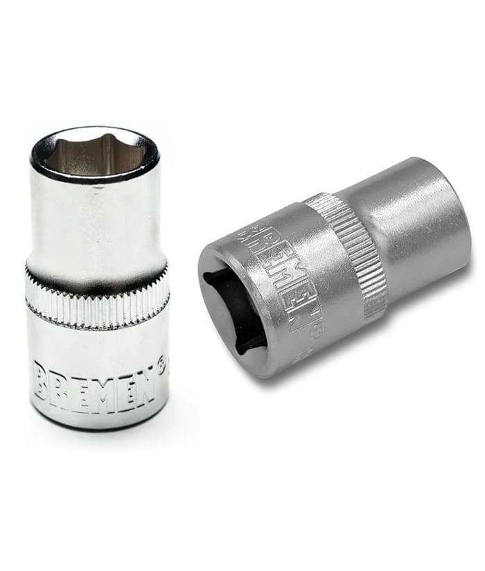 Bocallave Hexagonal 1/2" 17mm Bremen 3826