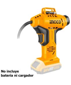 Inflador Compresor Inalámbrico a Batería 20V 150psi Ingco Naranja/Amarillo CACLI2018