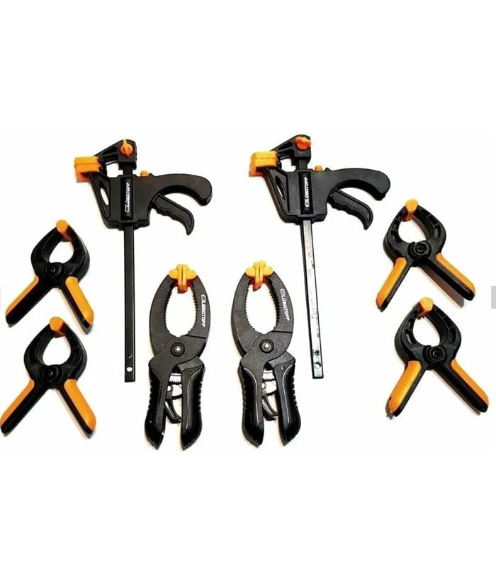 Juego Set Kit 8 Prensas Ajustables Para Carpintería Lüsqtoff PRL8-8