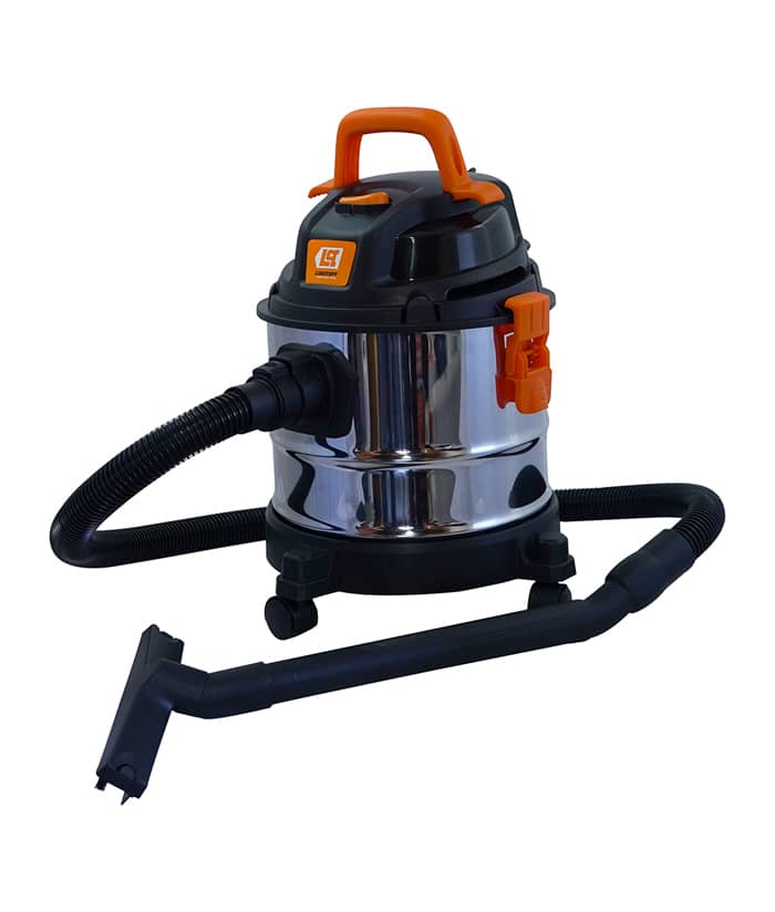Aspiradora Eléctrica Acero Inoxidable 15lts 1400W Lüsqtoff Naranja/Negro LA-1500MM