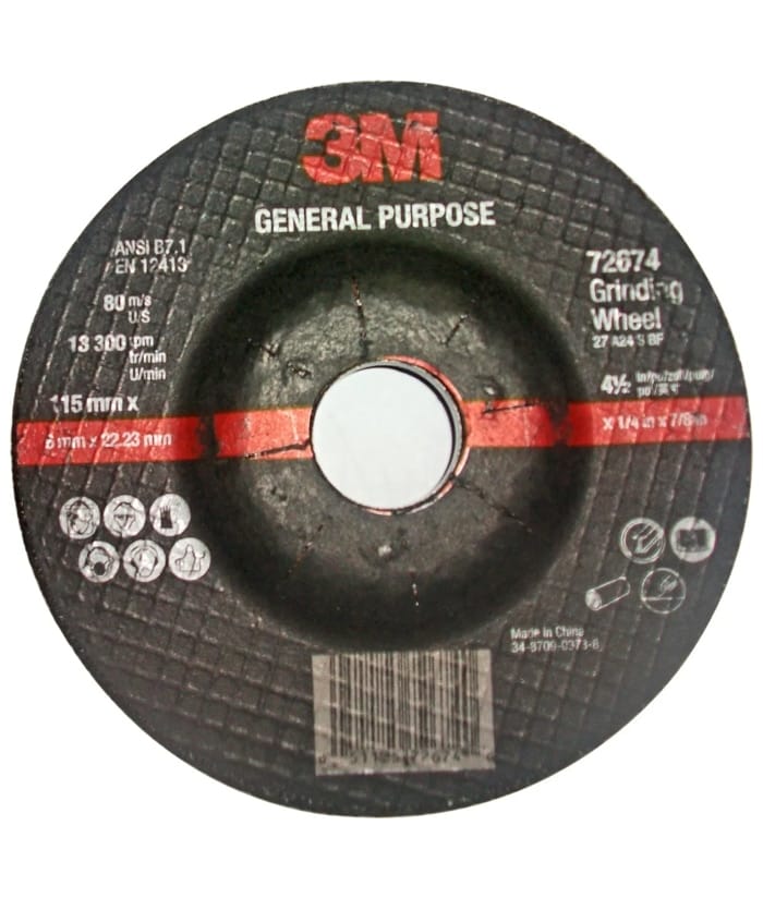 Disco Desbaste 115mm x 6.35mm Centro Deprimido 3M