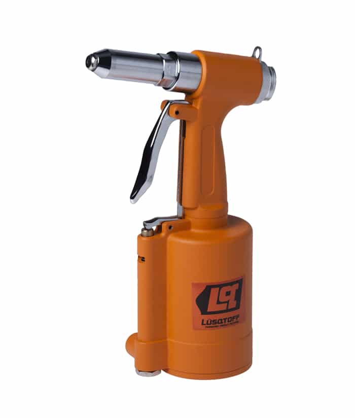 Remachadora Pop de Neumáticos Neumática Pesada 2.4 a 5mm Lusqtoff Naranja LR-02
