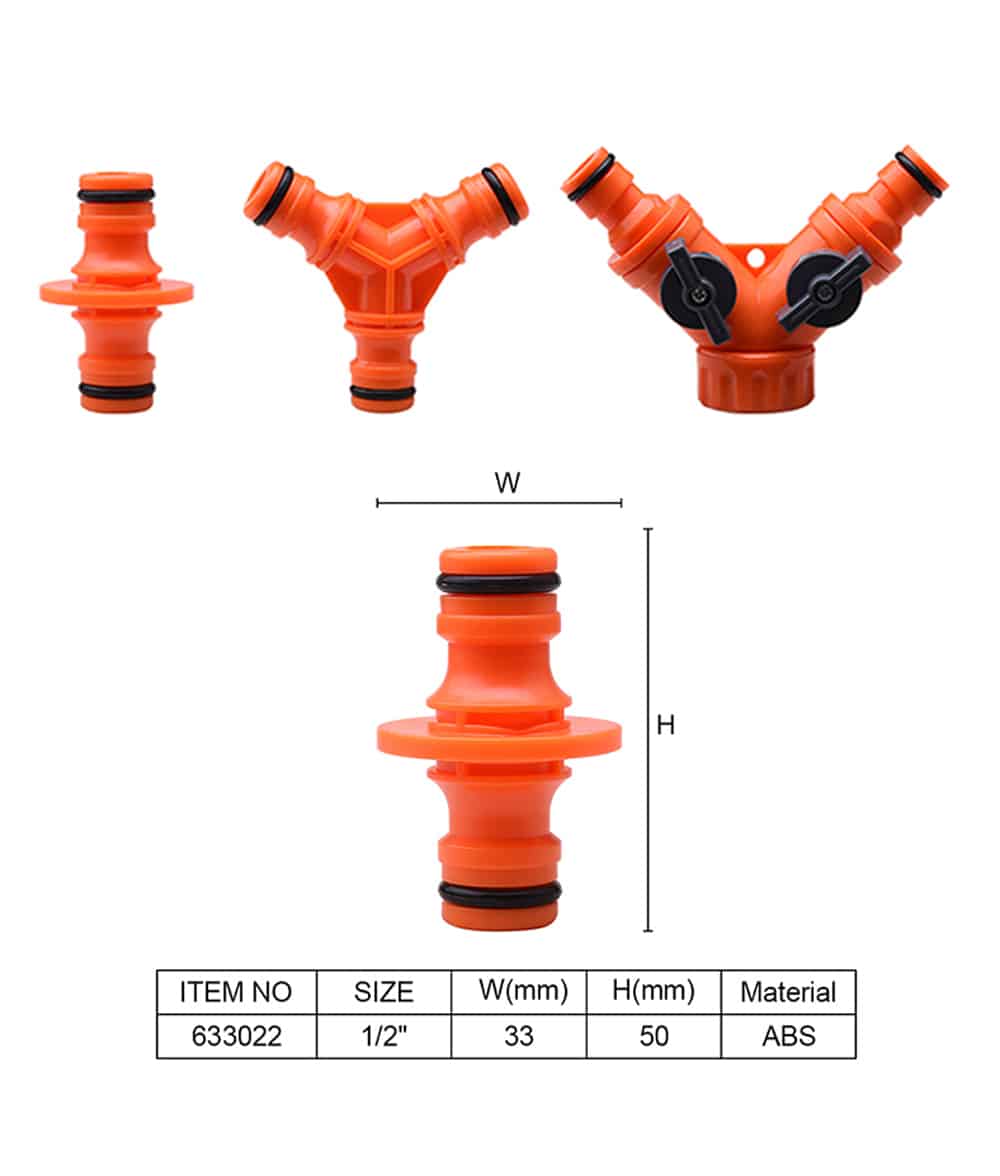 Conector Acople Para Manguera Riego Regar 1/2" Manguera Canilla Harden 633022 - Imagen 2