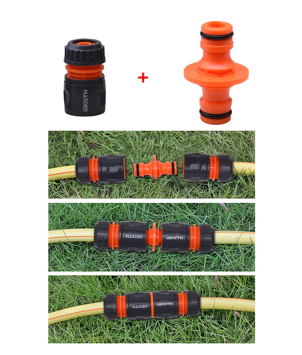 Conector Acople Para Manguera Riego Regar 1/2" Manguera Canilla Harden 633022 - Imagen 3