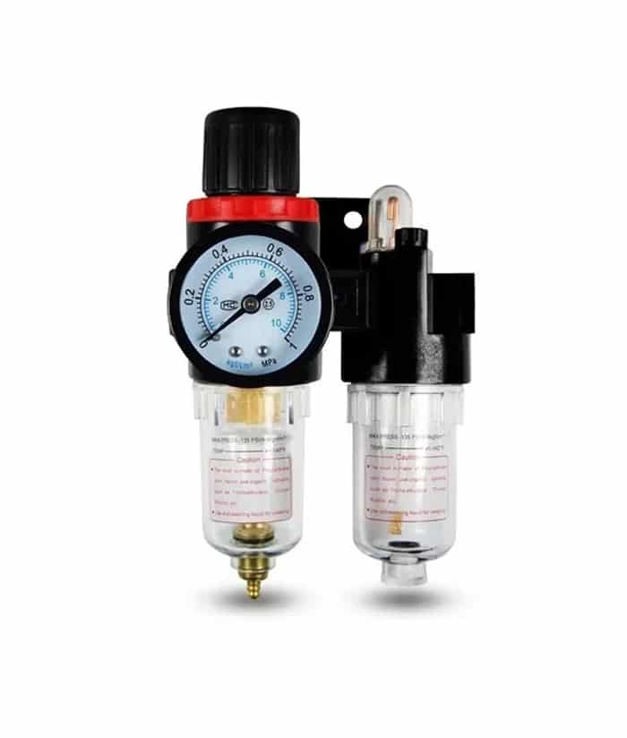 Filtro Regulador de Aire Lubricador Aceite Trampa Agua de Línea Aire 1/4" Guiller AFC2000