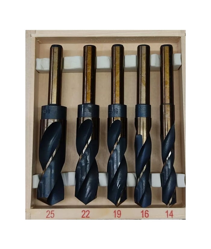 Juego Set Kit x 5 Mechas HSS Cola Reducida Guiller DBS-5