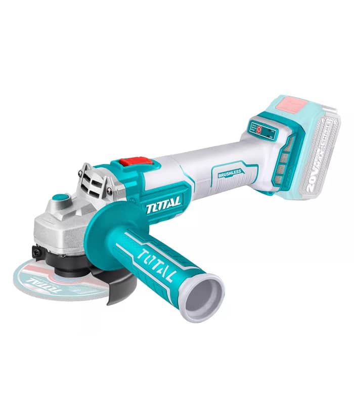 Amoladora Angular Inalámbrica a Batería 20V 115mm 4 1/2" Velocidad variable Total TAGLI201158