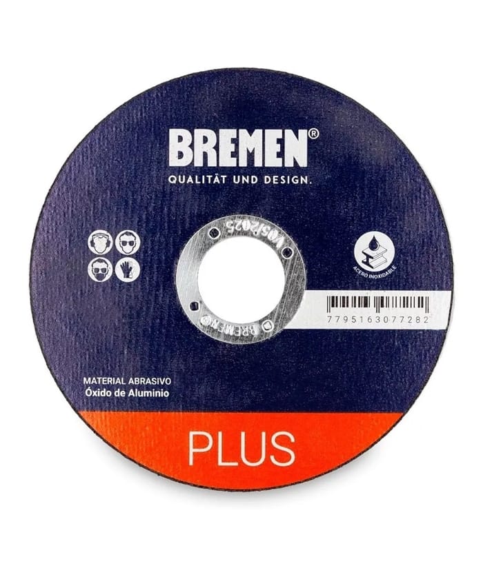Disco Corte Metal Plus Premium 230 x 22.2 x 1.9mm Bremen 7731