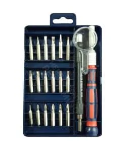 Juego Set Kit Destornillador Relojero Puntas de Precisión x 21Pzs Bremen 5537