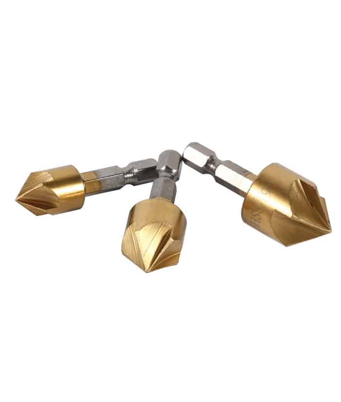 Juego Set Kit Mechas Avellanadoras HSS Para Madera Plástico x 6Pzs Guiller MD-335 - Imagen 4