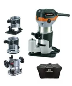 Fresadora De Palma Eléctrica Recortadora Router Con 4 Cuatro Bases Intercambiables 710W 220V Lüsqtoff