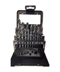 Juego Set Kit Mechas Acero Rápido HSS 1 a 10mm Para Metal x 19Pzs Lüsqtoff JMHSS19PZ-9