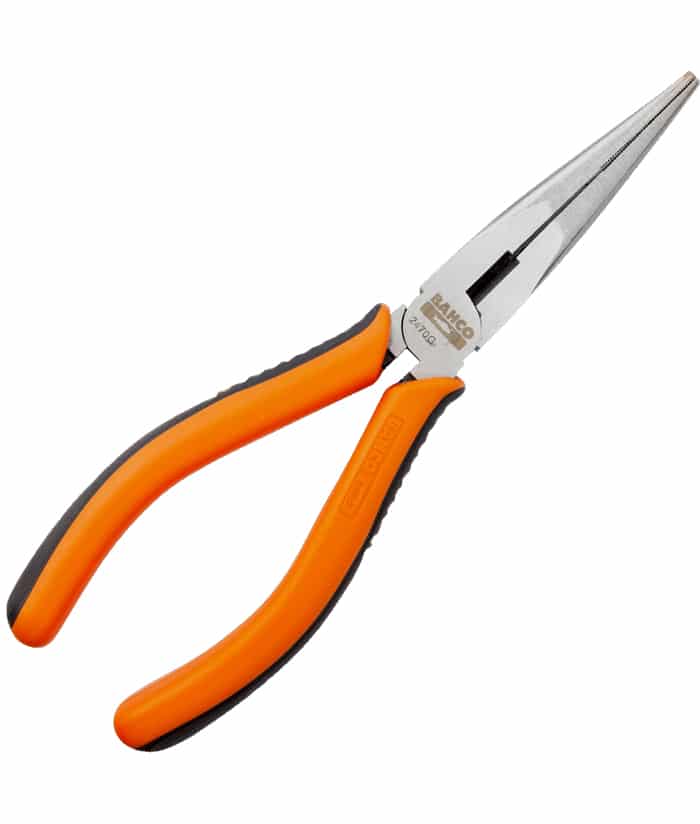 Alicate Pinza de Punta Semi Redonda 1/2" Caña 160mm Bahco