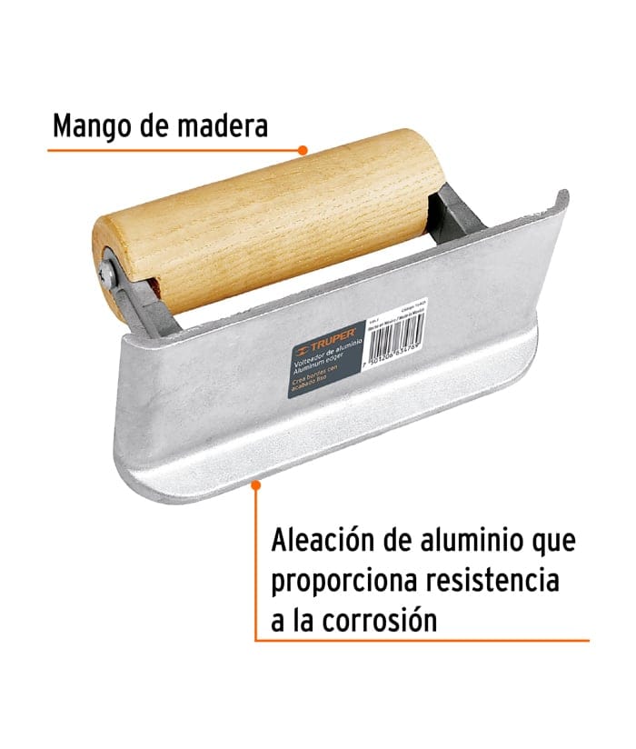 Llana Para Bordes de Aluminio 2 1/2" x 6" Truper - Imagen 2