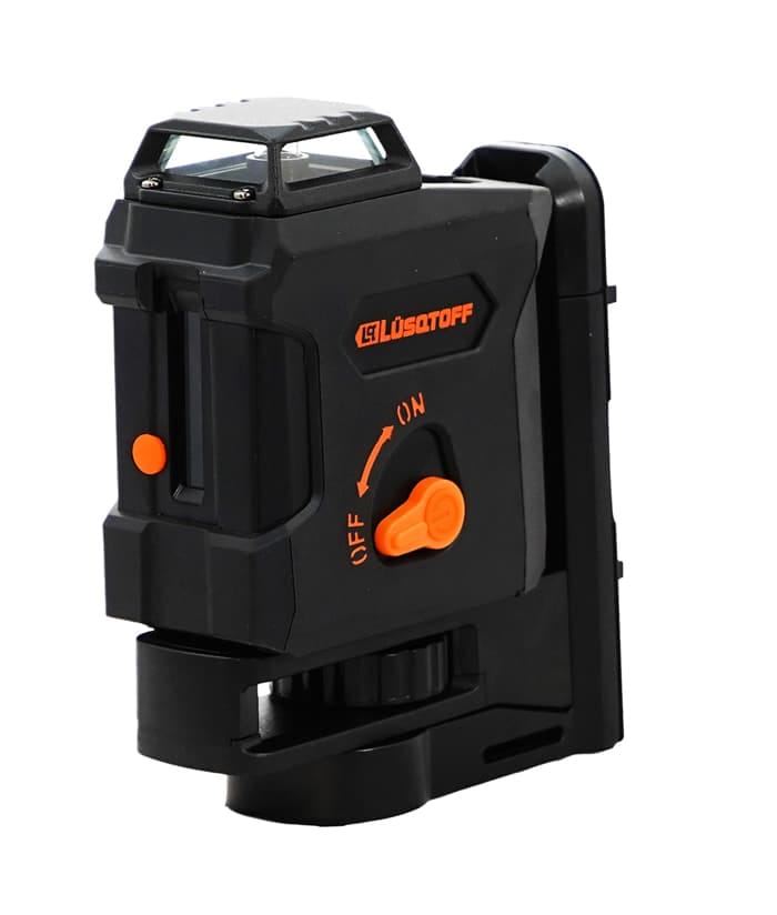 Nivel Láser Líneas Cruzadas 30mts Luz Verde Lüsqtoff Black Series Naranja/Negro NVL515-9